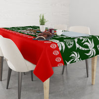 Guam Christmas Tablecloth Felis Pusgua Tropical Xmas Patterns - Wonder Print Shop