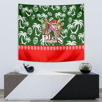 Guam Christmas Tapestry Felis Pusgua Tropical Xmas Patterns - Wonder Print Shop