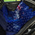Personalised New Zealand Back Car Seat Cover Aotearoa Map Silver Fern - Wonder Print Shop