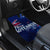 Personalised New Zealand Car Mats Aotearoa Map Silver Fern - Wonder Print Shop