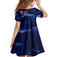 Personalised New Zealand Family Matching Short Sleeve Bodycon Dress and Hawaiian Shirt Aotearoa Map Silver Fern - Wonder Print Shop