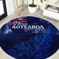 personalised-new-zealand-round-carpet-aotearoa-map-silver-fern