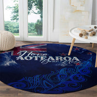 personalised-new-zealand-round-carpet-aotearoa-map-silver-fern
