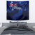 Personalised New Zealand Tapestry Aotearoa Map Silver Fern - Wonder Print Shop