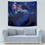 Personalised New Zealand Tapestry Aotearoa Map Silver Fern - Wonder Print Shop