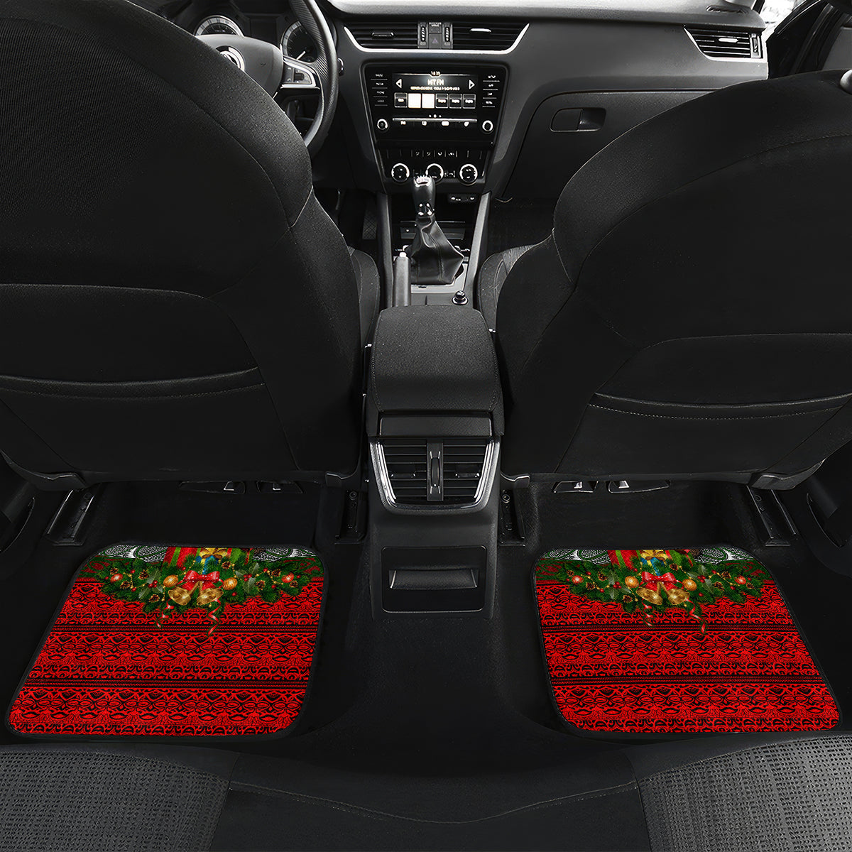 Meri Kirihimete New Zealand Car Mats Christmas Kiwi Maori - Wonder Print Shop
