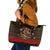 Meri Kirihimete New Zealand Leather Tote Bag Christmas Kiwi Maori - Wonder Print Shop