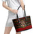 Meri Kirihimete New Zealand Leather Tote Bag Christmas Kiwi Maori - Wonder Print Shop