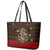 Meri Kirihimete New Zealand Leather Tote Bag Christmas Kiwi Maori - Wonder Print Shop