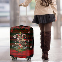 Meri Kirihimete New Zealand Luggage Cover Christmas Kiwi Maori - Wonder Print Shop