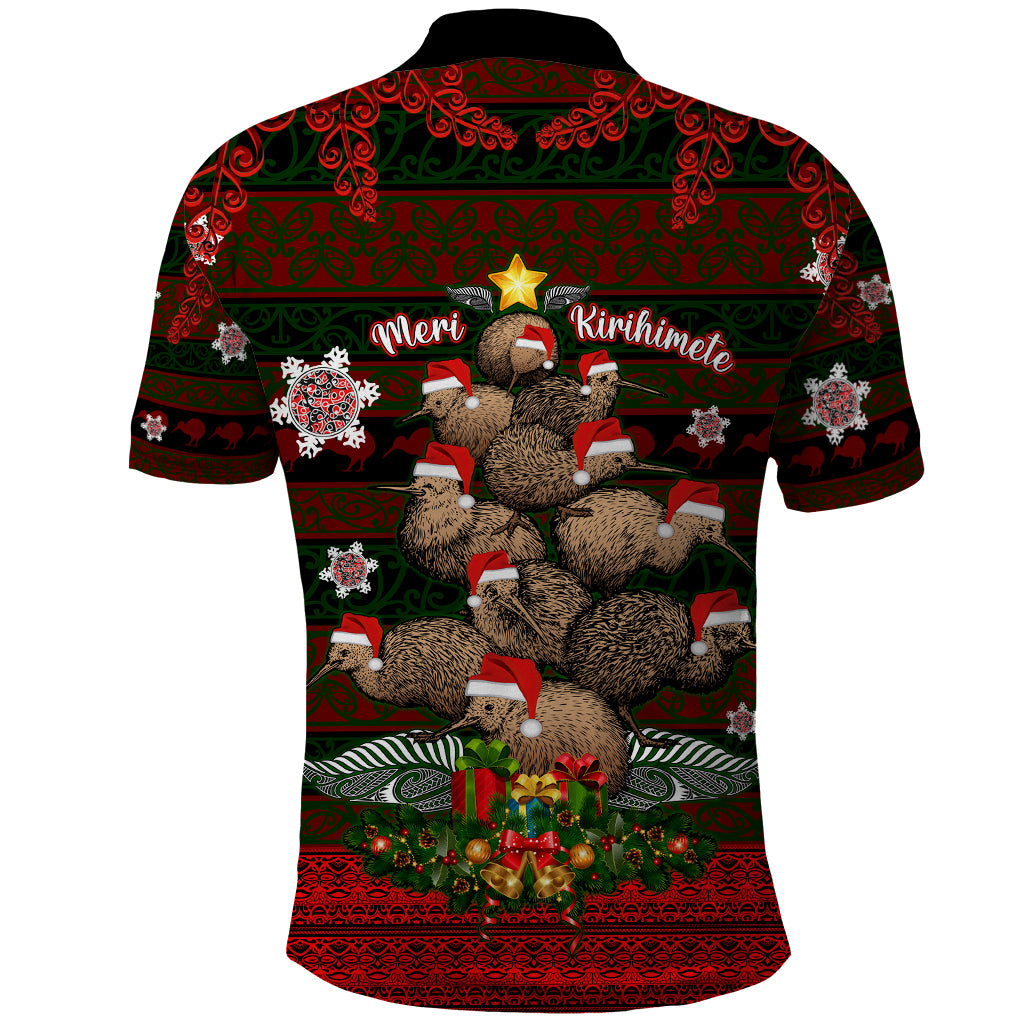 Meri Kirihimete New Zealand Polo Shirt Christmas Kiwi Maori - Wonder Print Shop