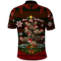 Meri Kirihimete New Zealand Polo Shirt Christmas Kiwi Maori - Wonder Print Shop
