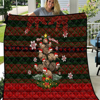 Meri Kirihimete New Zealand Quilt Christmas Kiwi Maori - Wonder Print Shop