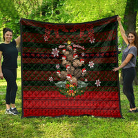 Meri Kirihimete New Zealand Quilt Christmas Kiwi Maori - Wonder Print Shop