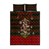 Meri Kirihimete New Zealand Quilt Bed Set Christmas Kiwi Maori - Wonder Print Shop