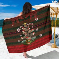 Meri Kirihimete New Zealand Sarong Christmas Kiwi Maori - Wonder Print Shop