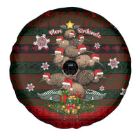 Meri Kirihimete New Zealand Spare Tire Cover Christmas Kiwi Maori - Wonder Print Shop