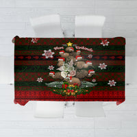 Meri Kirihimete New Zealand Tablecloth Christmas Kiwi Maori - Wonder Print Shop