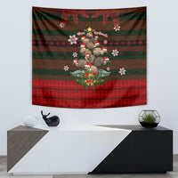 Meri Kirihimete New Zealand Tapestry Christmas Kiwi Maori - Wonder Print Shop