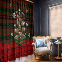 Meri Kirihimete New Zealand Window Curtain Christmas Kiwi Maori - Wonder Print Shop