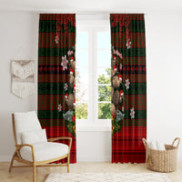 Meri Kirihimete New Zealand Window Curtain Christmas Kiwi Maori - Wonder Print Shop