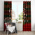 Meri Kirihimete New Zealand Window Curtain Christmas Kiwi Maori - Wonder Print Shop
