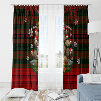 Meri Kirihimete New Zealand Window Curtain Christmas Kiwi Maori - Wonder Print Shop