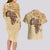 Personalized Africa On World Map Couples Matching Long Sleeve Bodycon Dress and Hawaiian Shirt - Wonder Print Shop