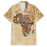 Personalized Africa On World Map Family Matching Short Sleeve Bodycon Dress and Hawaiian Shirt - Wonder Print Shop