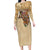Personalized Africa On World Map Long Sleeve Bodycon Dress - Wonder Print Shop