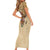 Personalized Africa On World Map Short Sleeve Bodycon Dress - Wonder Print Shop
