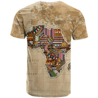 Personalized Africa On World Map T Shirt - Wonder Print Shop