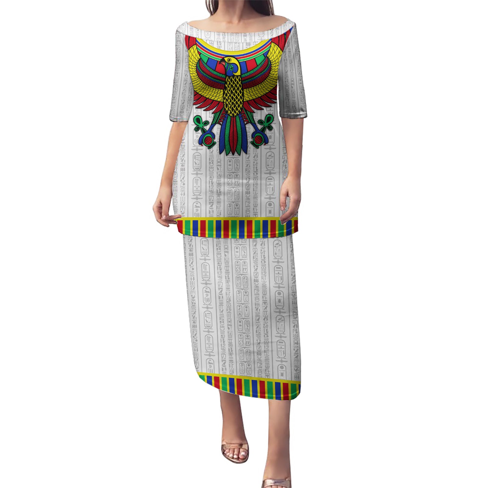 Egyptian Horus Puletasi Gods of Egypt - Wonder Print Shop