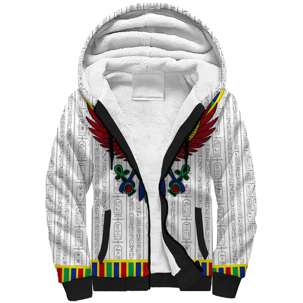 Egyptian Horus Sherpa Hoodie Gods of Egypt - Wonder Print Shop