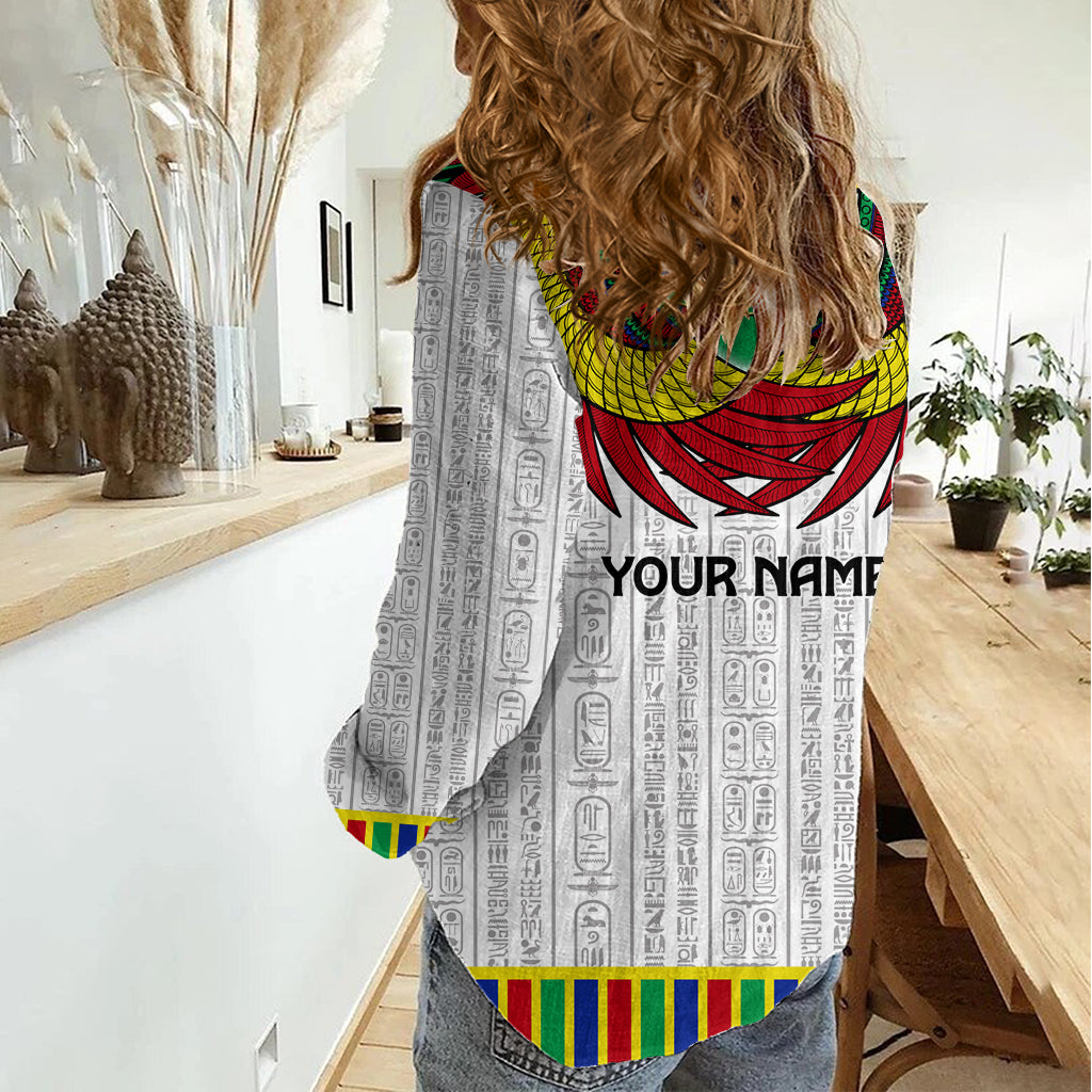 Egyptian Horus Women Casual Shirt Gods of Egypt - Wonder Print Shop