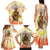 Black Queen Tie Dye Family Matching Tank Maxi Dress and Hawaiian Shirt - Wonder Print Shop