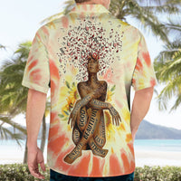 Black Queen Tie Dye Hawaiian Shirt - Wonder Print Shop