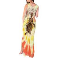 Black Queen Tie Dye Tank Maxi Dress - Wonder Print Shop