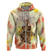 Black Queen Tie Dye Zip Hoodie - Wonder Print Shop