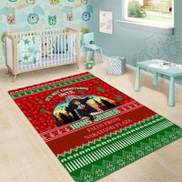 It's Not Christmas Unil Hans Gruber Falls From Nakatomi Plaza Area Rug Xmas Eve 1988 - Wonder Print Shop