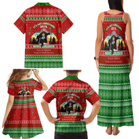 It's Not Christmas Unil Hans Gruber Falls From Nakatomi Plaza Family Matching Tank Maxi Dress and Hawaiian Shirt Xmas Eve 1988 - Wonder Print Shop
