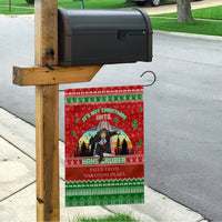 It's Not Christmas Unil Hans Gruber Falls From Nakatomi Plaza Garden Flag Xmas Eve 1988 - Wonder Print Shop