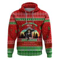 It's Not Christmas Unil Hans Gruber Falls From Nakatomi Plaza Hoodie Xmas Eve 1988 - Wonder Print Shop