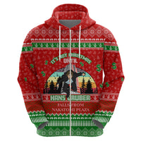 It's Not Christmas Unil Hans Gruber Falls From Nakatomi Plaza Hoodie Xmas Eve 1988 - Wonder Print Shop