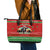 It's Not Christmas Unil Hans Gruber Falls From Nakatomi Plaza Leather Tote Bag Xmas Eve 1988 - Wonder Print Shop