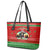 It's Not Christmas Unil Hans Gruber Falls From Nakatomi Plaza Leather Tote Bag Xmas Eve 1988 - Wonder Print Shop