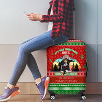 It's Not Christmas Unil Hans Gruber Falls From Nakatomi Plaza Luggage Cover Xmas Eve 1988 - Wonder Print Shop