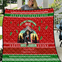 It's Not Christmas Unil Hans Gruber Falls From Nakatomi Plaza Quilt Xmas Eve 1988 - Wonder Print Shop