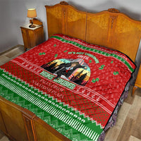 It's Not Christmas Unil Hans Gruber Falls From Nakatomi Plaza Quilt Xmas Eve 1988 - Wonder Print Shop