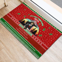 It's Not Christmas Unil Hans Gruber Falls From Nakatomi Plaza Rubber Doormat Xmas Eve 1988 - Wonder Print Shop